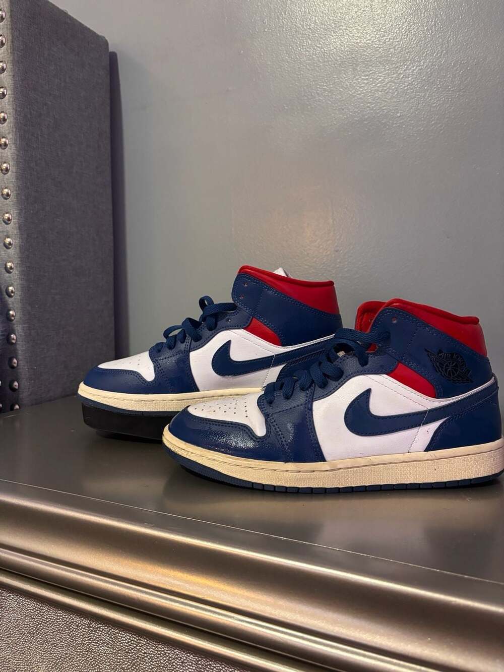 Nike Air Jordan 1 Elevate Mid 8.5 with shoe lift 1.5 in right side only